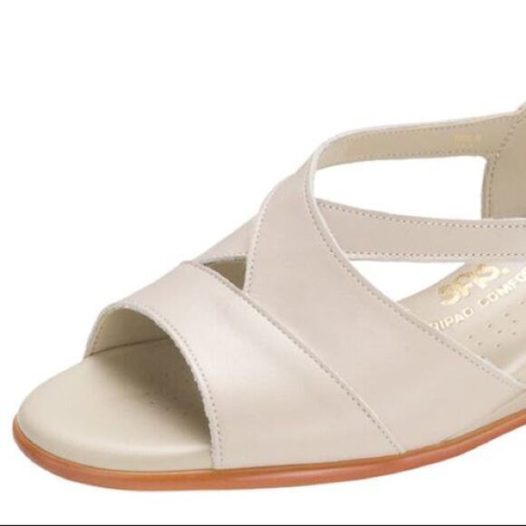 SAS | 7.5AA Caress Bone Cross Strap Wedge Sandals - Picture 13 of 15